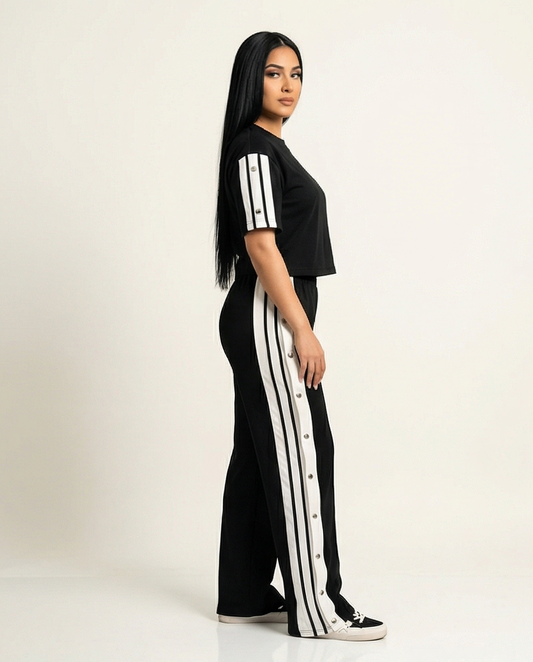 Midnight Contrast Snap Set