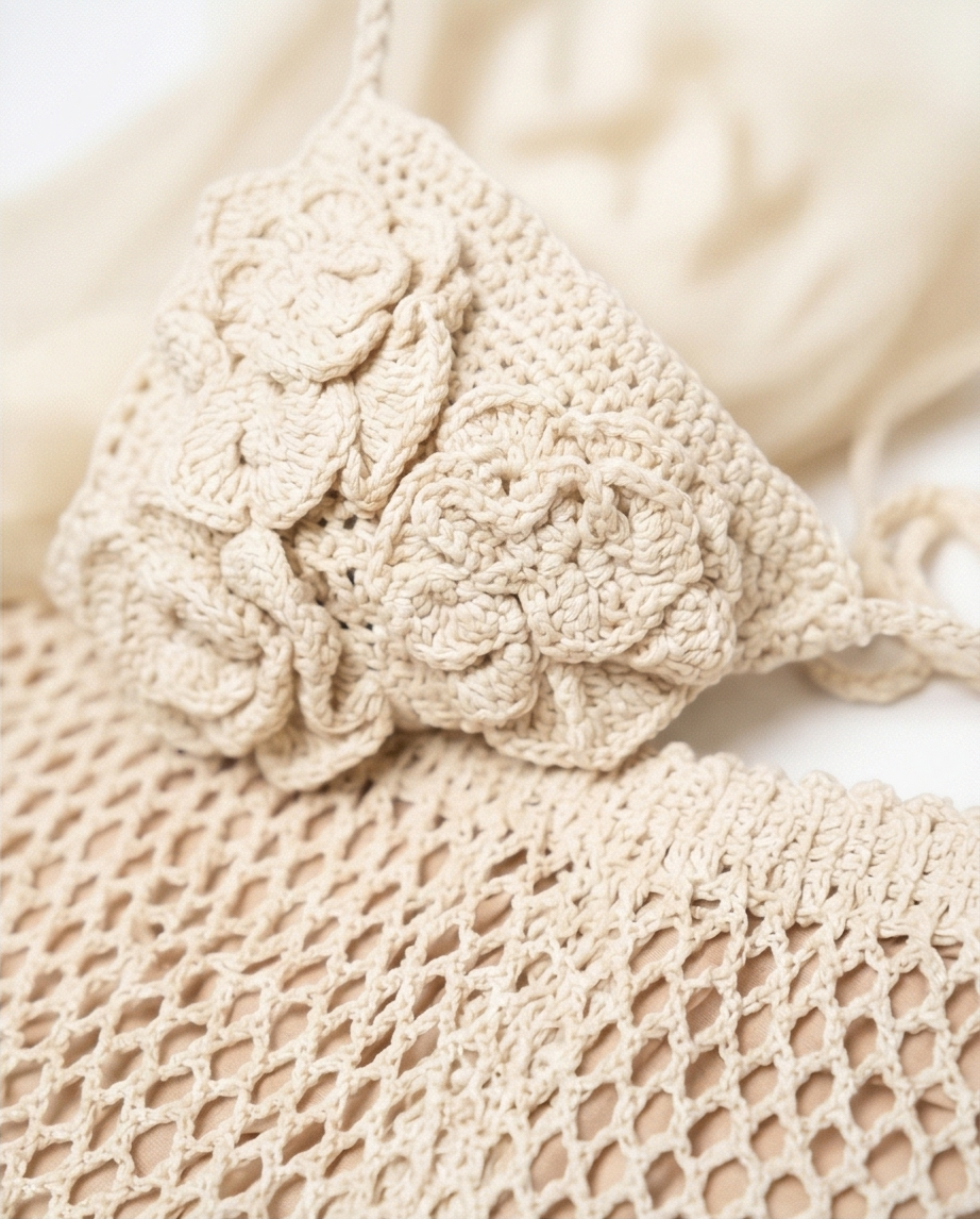 Oat Crochet Wide - Leg Set