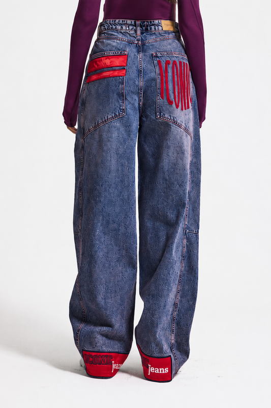 Iconic Wide Leg Statement Jeans