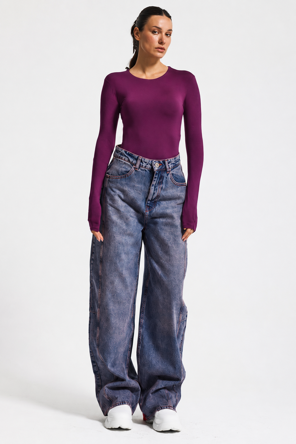 Iconic Wide Leg Statement Jeans