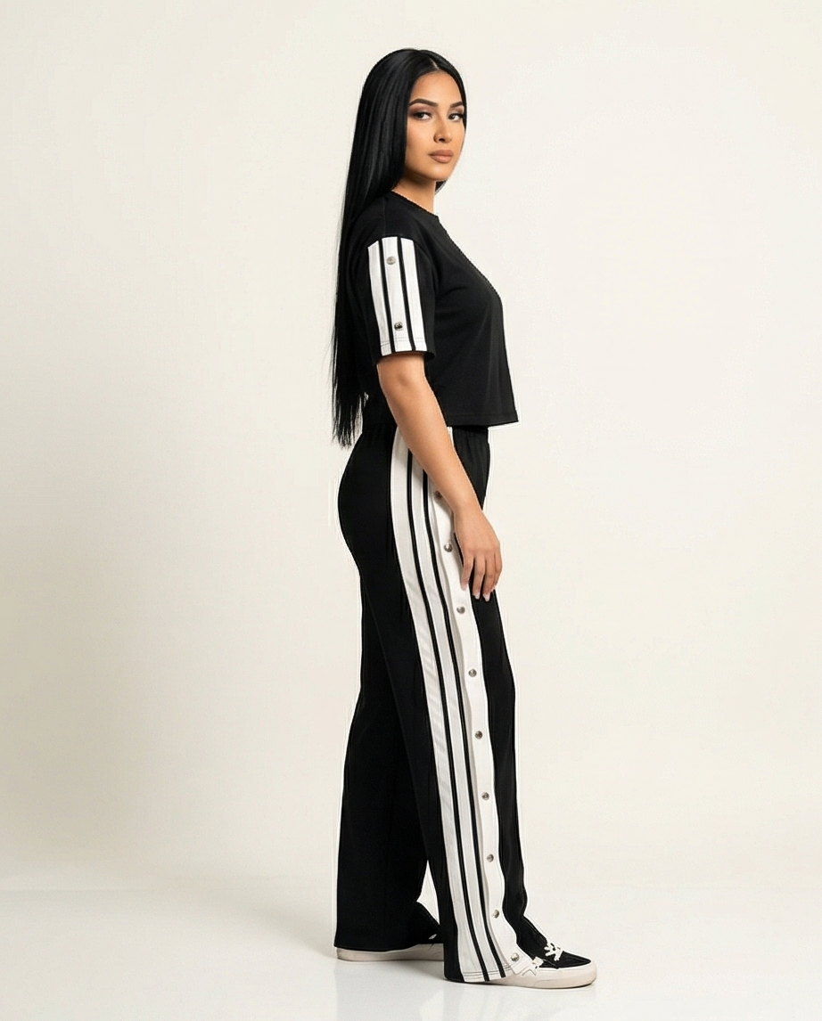 Midnight Contrast Snap Set