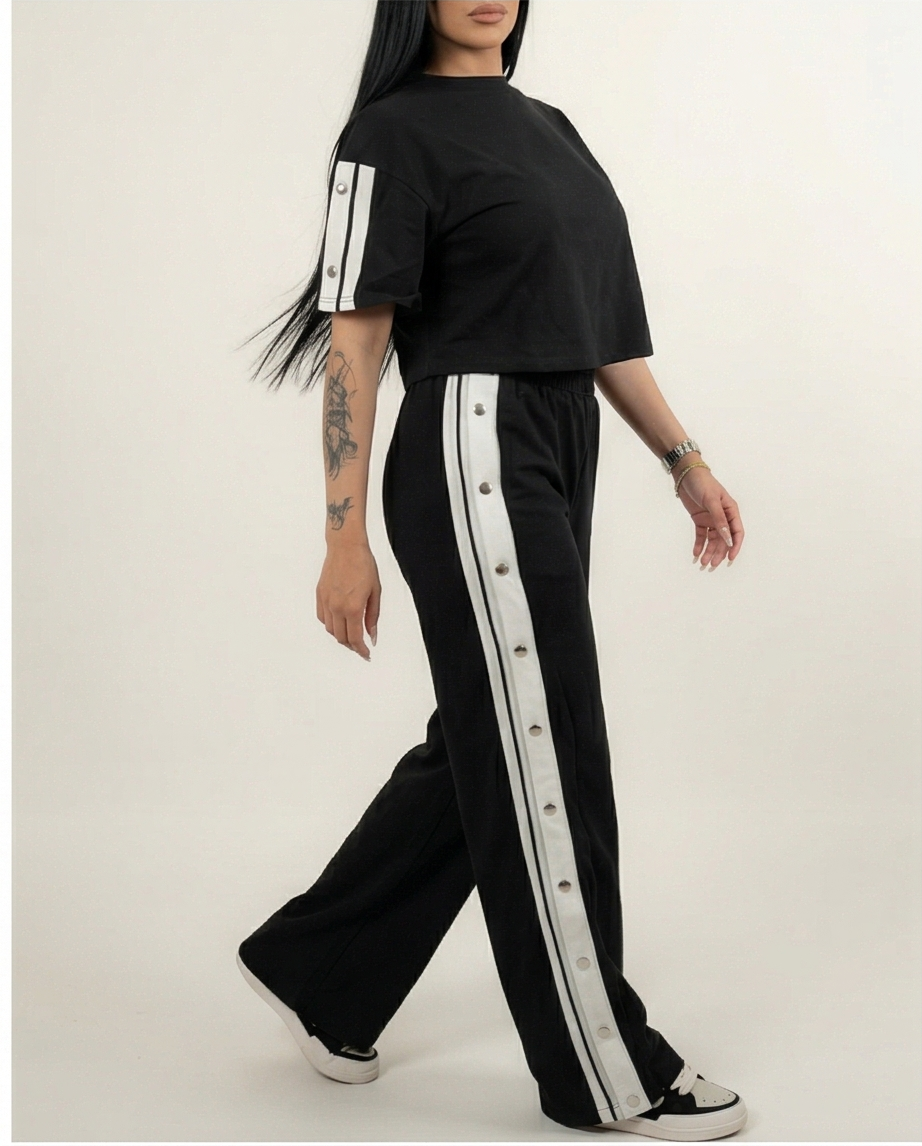 Midnight Contrast Snap Set