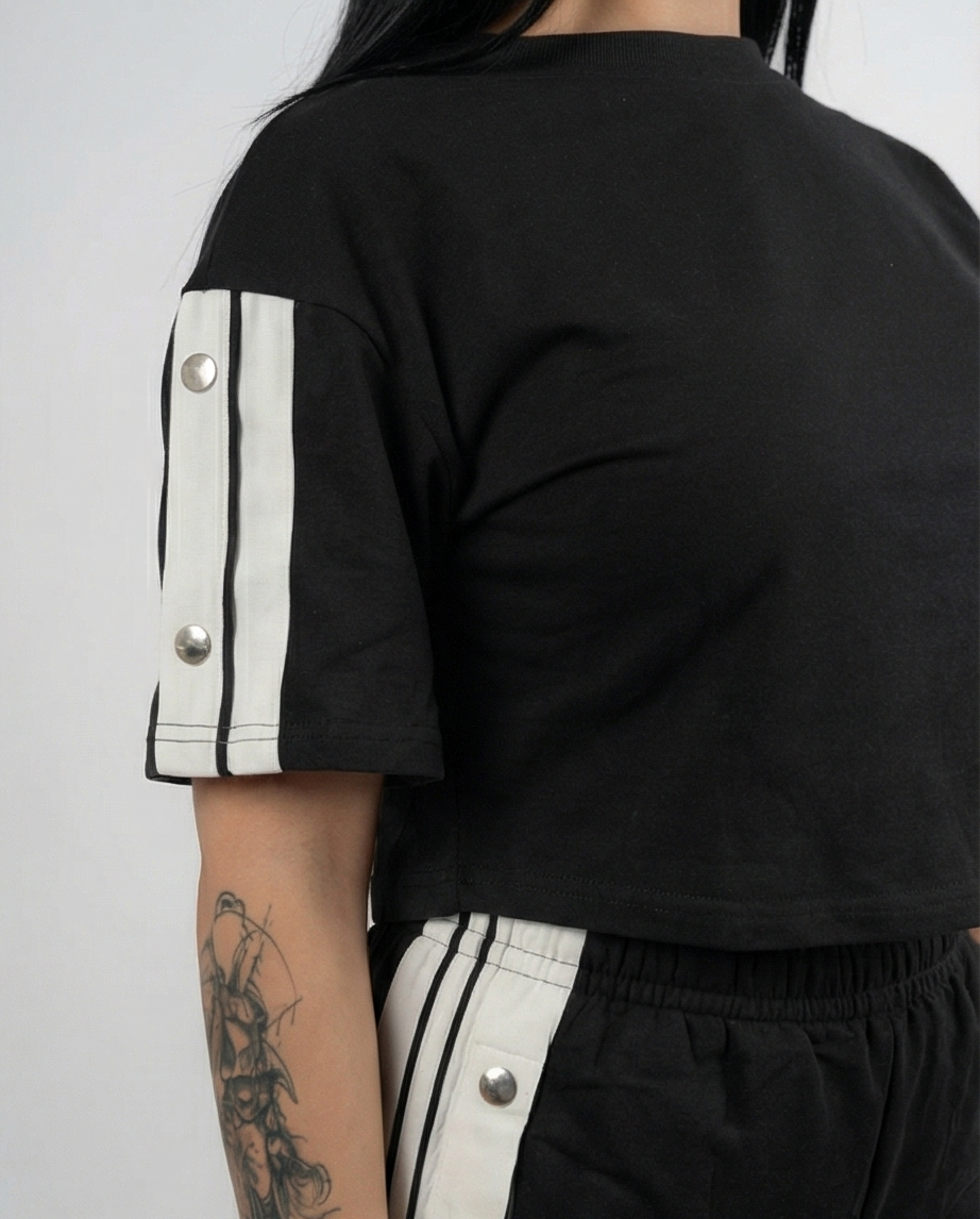 Midnight Contrast Snap Set