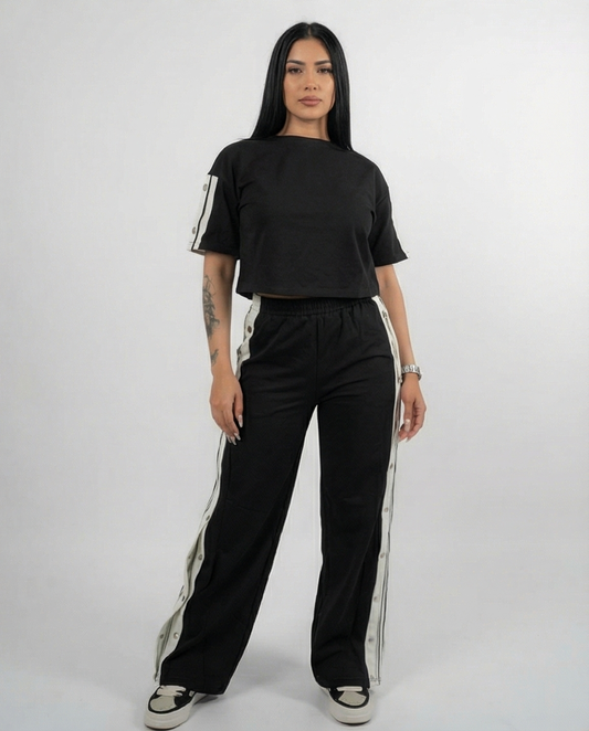 Midnight Contrast Snap Set