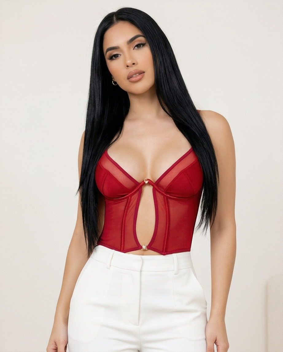 Strappy Open Back Sculpt Top