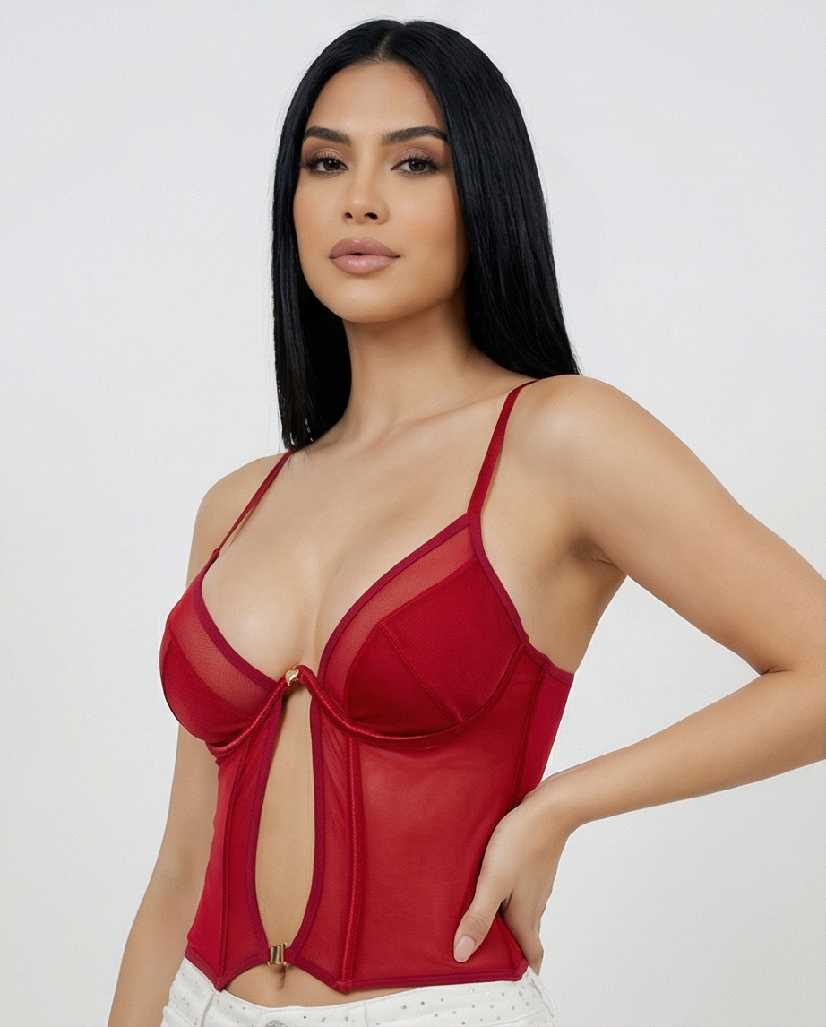 Strappy Open Back Sculpt Top