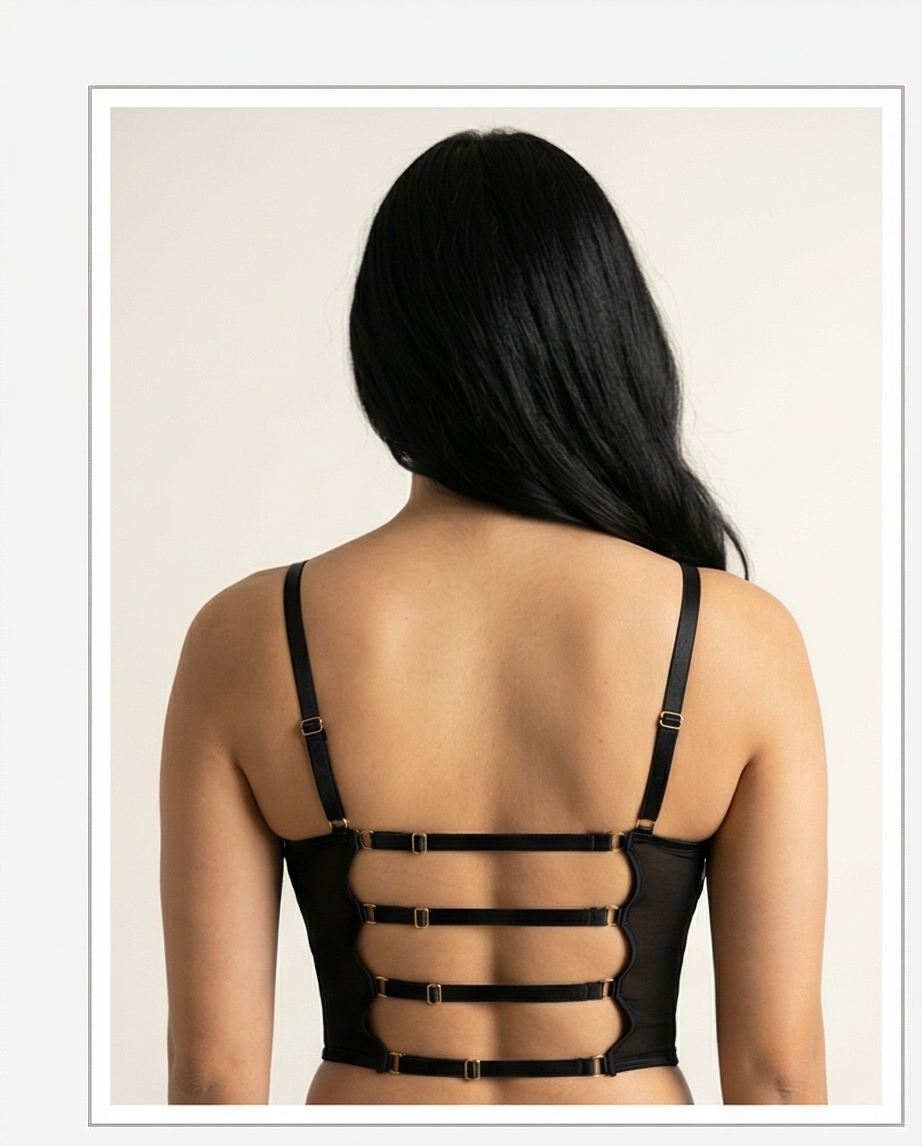 Strappy Open Back Sculpt Top