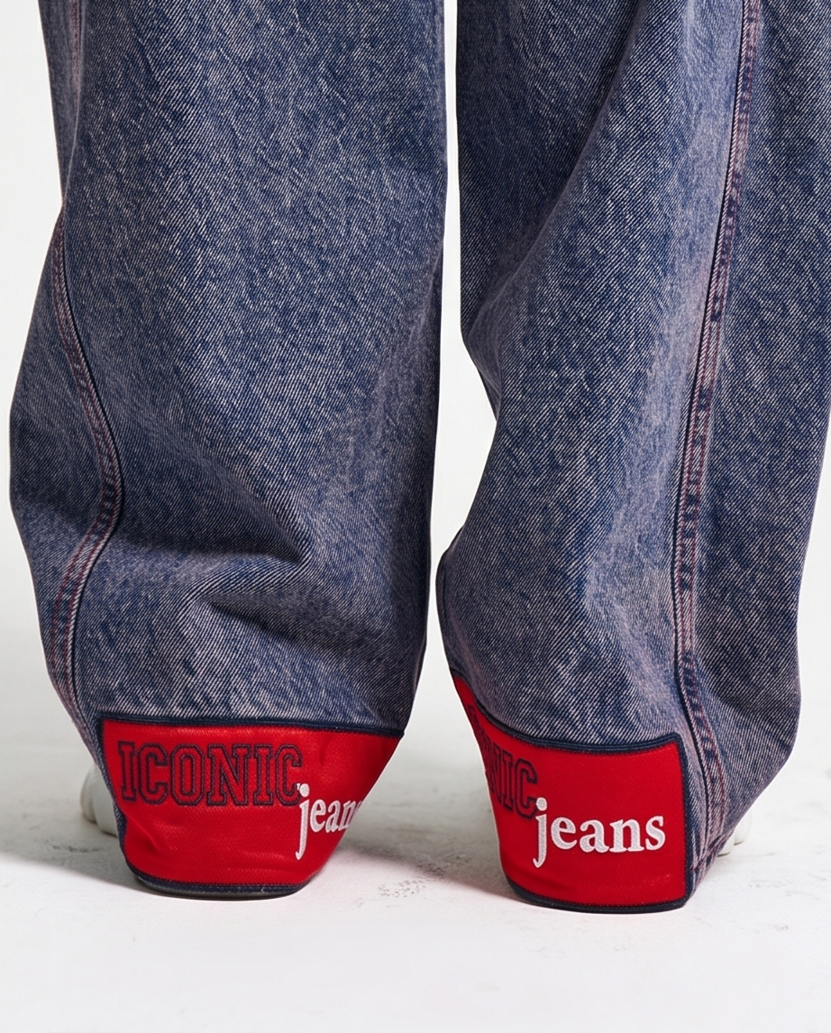 Iconic Wide Leg Statement Jeans