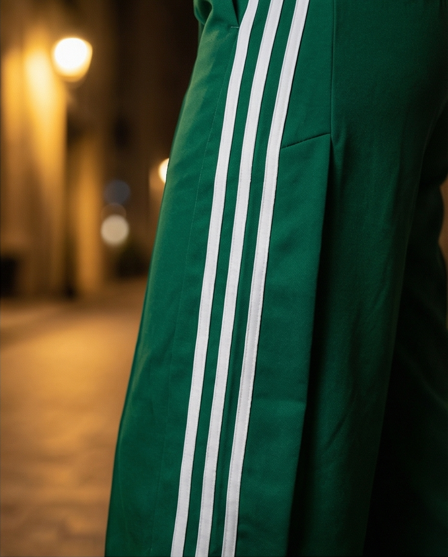 Emerald Green Side - Slit Wide - Leg Pants