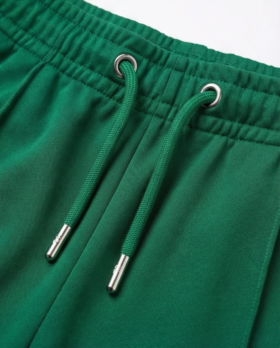 Emerald Green Side - Slit Wide - Leg Pants